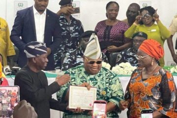Adeleke INEC certificate